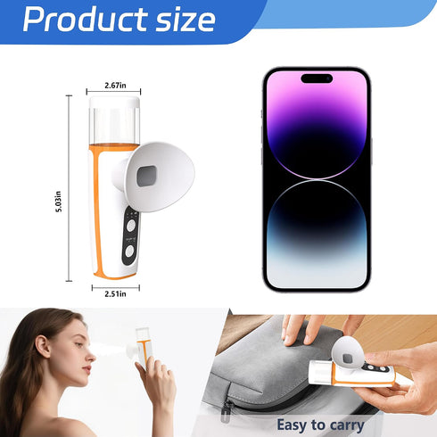 OTBK Nano Mist, Eye and Face Humidification, Dry Eye Steam Therapy, Cold Mist Therapy, Need Hot Compresses Can Heat