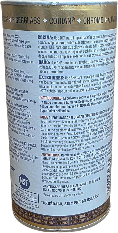 SERVAAS LABS INC 15 OZ Bar Keepers Friend Cleanser & Polish: