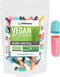 XPRS Nutra Size 00 Empty Capsules - 100 Count Vegan Capsules for DIY Vegetable Capsule Filling (Multi-Color)