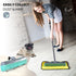 Conliwell Rubber Broom Carpet Rake for Pet Hair, Portable Detailing Lint Remover Brush with Squeegee