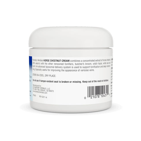 Planetary Herbals Horse Chestnut Cream Tonifier, 4oz