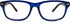 In Style Eyes Seymore Retro Bifocal Reading Glasses - Non-progressive Lens, Blue, 2.25x