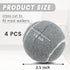 Dekafri 4pcs Tennis Balls For Walkers Pre Cut Walker Tennis Balls Precut For Seniors, Pre-Cut Ball For Walker Feet