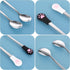 Sibba Dog Cat Spoon, 2 Pcs Food Can Spoon, Cute Claw Scoop Stainless Steel Portable Scoop