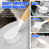 Holikme 3 Pack Dish Brush Set, Bamboo Handle Kitchen Scrub Brush for Cleaning Dish, Pot, Sink, and Stove