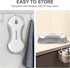 SetSail 2 Pack, Multi-Purpose Scrub Brush of Stiff Bristles Cleaning Brush with Non-Slip Grip Heavy Duty Scrub Brushes