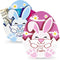 Easter Bunny Gift Holder for Cash, Pack of 2 Wooden Rabbit Currency