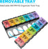 FGcase AM PM Weekly 7 Day Pill Organizer - Large Daily Pill Cases with Easy Push Button, Pill Reminder Container for