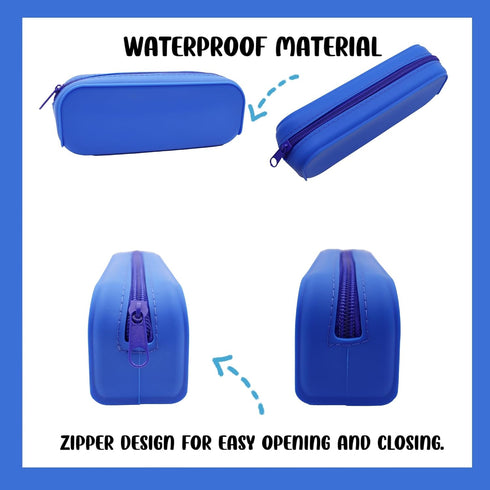 P-40 Daily Contact Lens Organizer, Disposable Lens Dispenser, Water-Resistant Silicone Case for All Brands Daily Lens