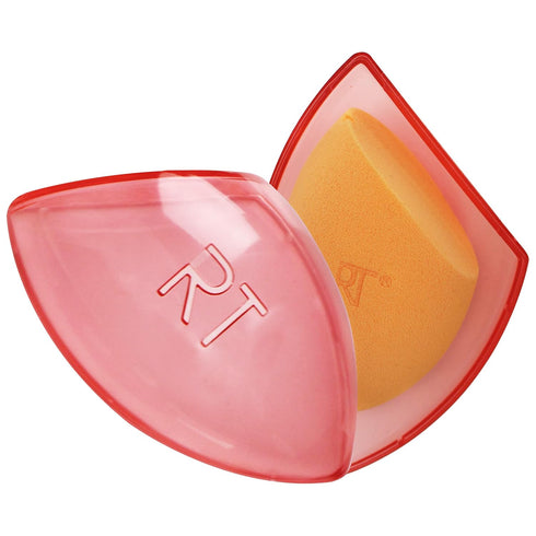 Real Techniques Miracle Complexion Sponge + Travel Case, 2 Piece Set, Makeup Blending Sponge for Foundation, Latex-Free