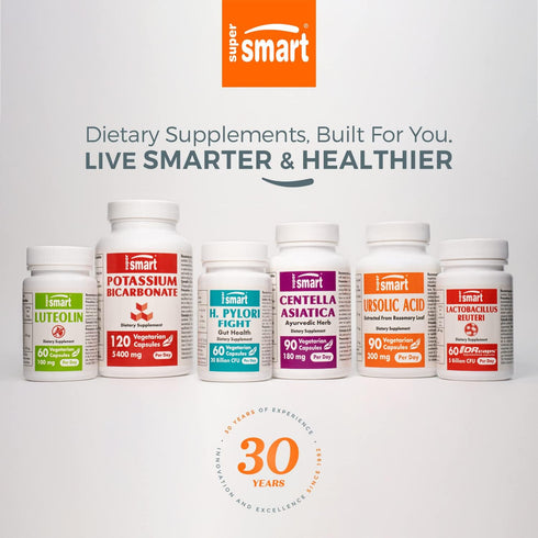Supersmart - Fructo Oligosaccharides Powder | 200 g | (Prebiotics FOS) - Oligofructose Inulin - Fiber Supplement -
