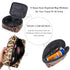 Makeup Bag Leopard 3 Pack, Portable Travel Toiletry Bag Organizer with Small Brush Holders, Waterproof Storage Case for