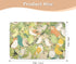 miaozhen Summer 52" 34" Cartoon Quail Bird Group Green Bed Underpads Waterproof Washable Bed Wetting Pad Changing Bed