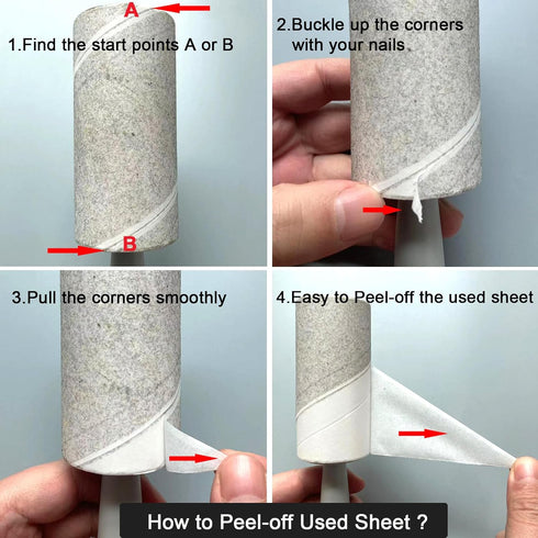 Lint Roller, 1100 Sheets Extra Sticky Lint Rollers for Pet Hair, Travel Lint Remover for Clothes and Cleaning