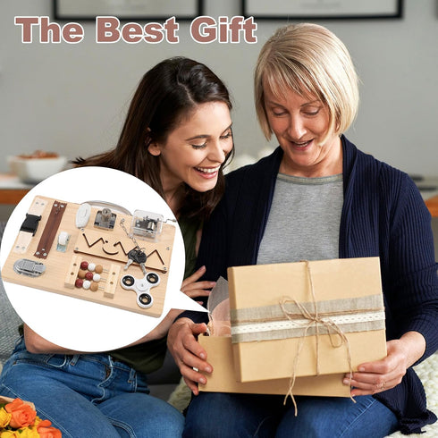 Lontcs Dementia Activities for Seniors,Fidget Busy Board for Adults with Dementia Games Gadgets,Dementia Products