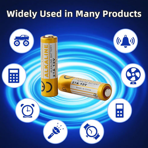 Soyasi 6 Pack 27A 12V A27 12 Battery, Volt Alkaline Batteries for Remote, Long Lasting