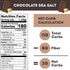 IQBAR Keto Protein Bar - Chocolate Sea Salt, Low Carb, High Fiber Vegan Snack, Meal Replacement Bar, 1.6 Ounces
