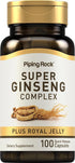 Piping Rock Ginseng Complex Capsules | 100 Count | with Royal Jelly | Non-GMO, Gluten Free