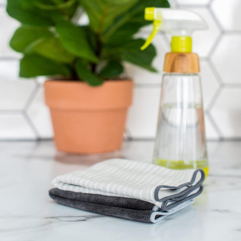 Set 3, Full Circle Renew Collection All-Purpose Recycled Microfiber Cloths, of Stripes Print