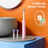 Bitvae R1 Rotating Electric Toothbrush with 8 Brush Heads, 5 Modes, Rechargeable Power Toothbrush, Pink