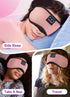 TOPOINT Sleep Mask with Headphones, Bluetooth 5.2 Wireless Eye Mask for Sleeping, Travel, Meditation, Built-in HD