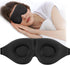 ZGGCD Sleep Mask for Side Sleeper, Light Blocking 3D Contoured Cup Night Blindfold with Adjustable Strap (Black)