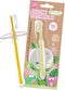Jack N' Jill Stage 2 Silicone Toothbrush, Toddler Toothbrushes 1-2 Years, Soft Silicone Bristles, Safety Shield, Pack