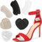 ONUEMP 6 Pairs Heel Pads for Shoes, Silicone Grips and Ball of Foot Cushions for Men Women, Pain Relief Inserts
