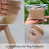 No-Slip Wig Grip Band, Transparent Silicone Adjustable Hair Band for Women, Extra Hold (2 Pack Brown)