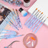 TOROKOM 19Pcs Nail Art Brushes Set, Nail Art Tool for Acrylic Application, Includes Dotting Pens and Gel Brush