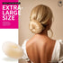 Teenitor Donut Bun Maker Set - Hair Bun Ring with 5 Bands, 20 Bobby Pins & 7 Chignons in Beige