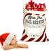 LessMo Christmas Santa Sack, Large Canvas Gift Bag with Drawstring, Reusable Personalized for Xmas Storage