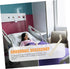 Happyyami Sturdy Aluminum Alloy Nursing Bed Guardrail Bracket Easy to Clean Fence Rack for Daily Use Compatible