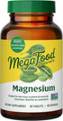 MegaFood Magnesium - Supports Heart & Nervous System - Vegan, Gluten-Free, Non-GMO Magnesium Supplement with Fermented