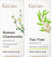 Roman Chamomile Essential Oil for Diffuser & Tea Tree Oil for Skin