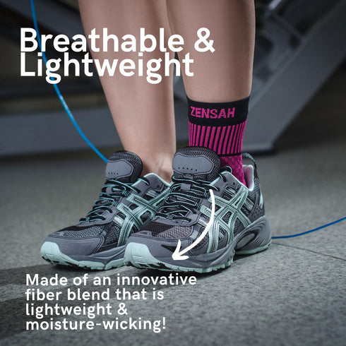 Zensah Compression Ankle Brace - Support for Running and Sports