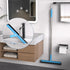 KOLLIEE Adjustable 59'' Long Handle Floor Squeegee - Professional Water Squeegee with Foam Blade