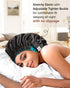 mikimini Satin Bonnet for Men and Women, Reversible Double Layer Sleeping Bonnet for Hair Braids, Adjustable Elastic