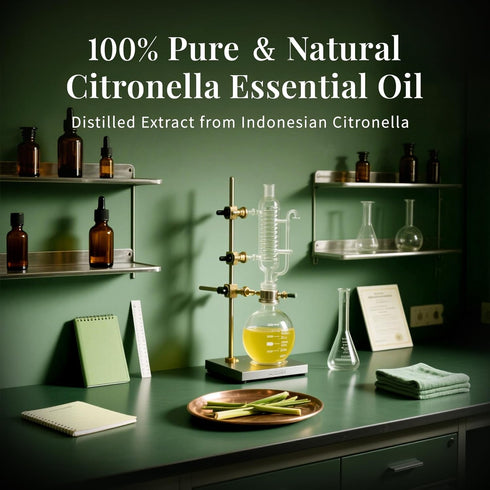 SU JUABA 4 Oz, 100% 118ML Citronella Oil Fl Pure Natural Aromatherapy Oil for Diffuser, Massage, Hair & Skin Care
