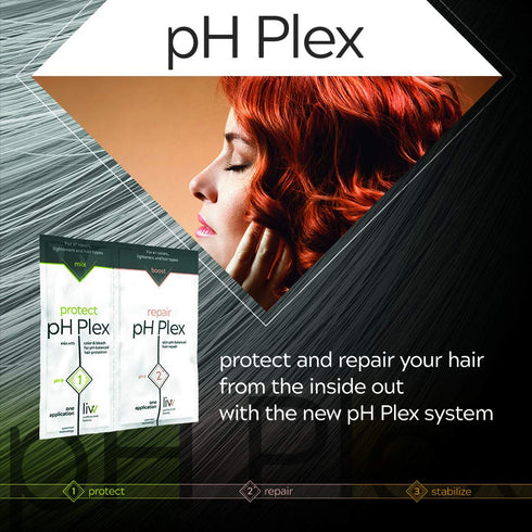 pH Plex Steps 1&2 Hair Care Treatment, Protect & Repair for Home Hair Color & Bleach, Salon Quality