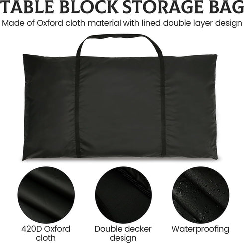 ZJRDYYK 2 Table Leaf Storage Bag with Zipper and Shoulder Straps, Waterproof Lined Table Leaf Cover Protector, Scratch