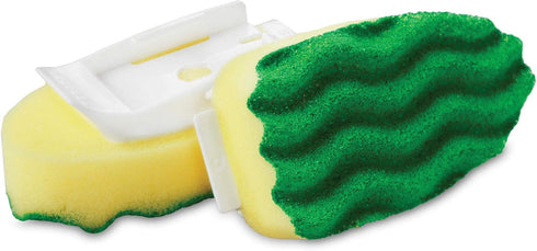 Libman 1484 All-Purpose Scrubbing Dishwand Refills, 3 Pack of 2 Sponges Each for 6 Total Sponges, Green by Libman