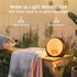Sunset Snooze 25 Wake Up Light Sunrise Alarm Clock White Noise Machine with Sunrise Simulation for Heavy Sleepers Kids