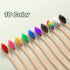 10 Color Soft Bristles Natural Bamboo Toothbrushes Set - Premium BPA Free, Eco-Friendly, Vegan, Biodegradable