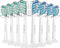 Replacement Toothbrush Heads for Philips Sonicare, 8 Pack, Compatible with Snap-on Handles