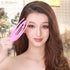 RC ROCHE ORNAMENT 6 Pcs French Concord Hair Clip, Curved Thick or Thin Hair for Women, Large Rainbow