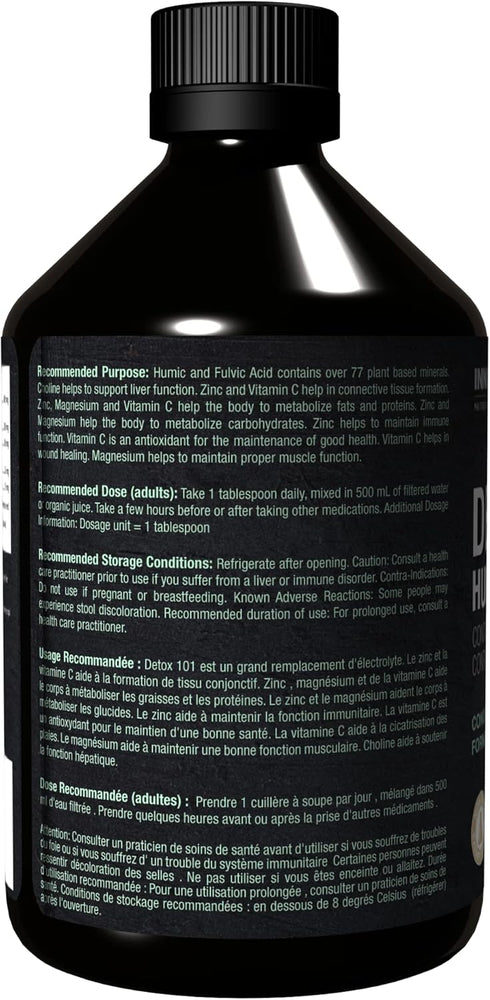 INNOTECH Nutrition Detox 101 - Humic and Fulvic Acid, Acai Green Tea - 500ml