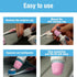 Tilcare 6-Pack Self Closing Toothpaste Caps by - No Waste Cap Dispensers for Adult and Kids Bathroom - Mess-Free