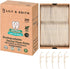 LILY & EDITH Biodegradable Dental Floss Picks - 300 Counts, Fluoride-Free, Plant Based, Zero Waste Package
