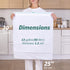 13 Gallon Tall Kitchen Drawstring Trash Bags, 1.2 Mil Extra Strong, 40 Count, Unscented, White, 25" x 30"